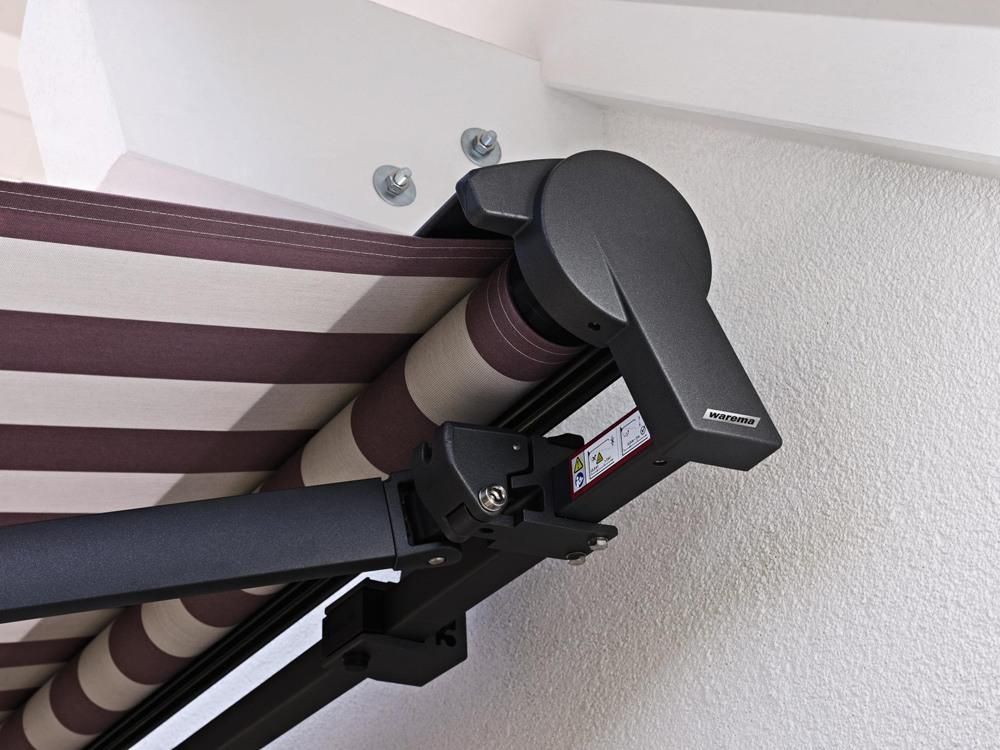 Semi-Cassette Folding Arm awning bracket