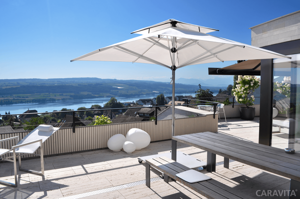 Outdoor and Patio Umbrellas - Caravita - Shade Factor