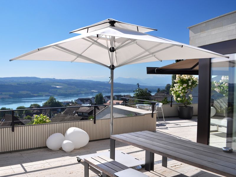 Supremo Outdoor Umbrella available through Shade Factor